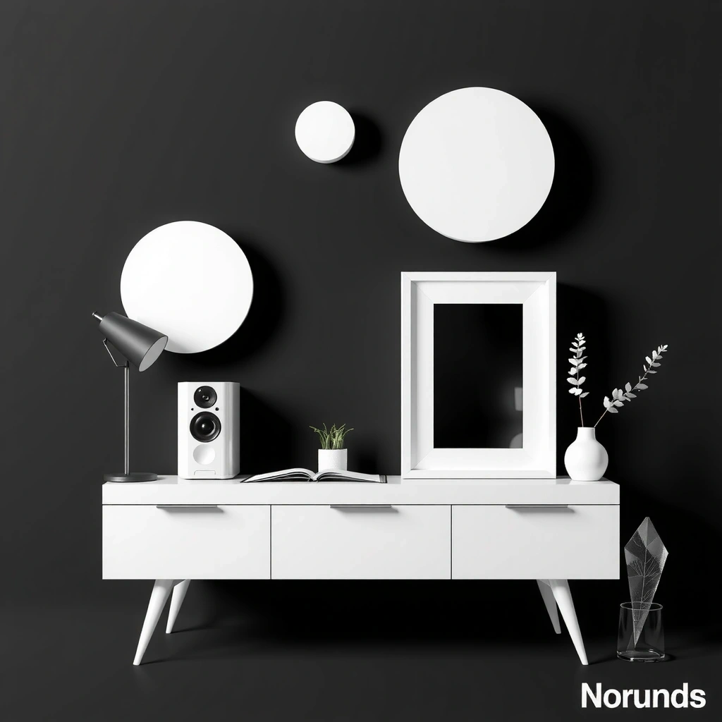 Modern studio office background