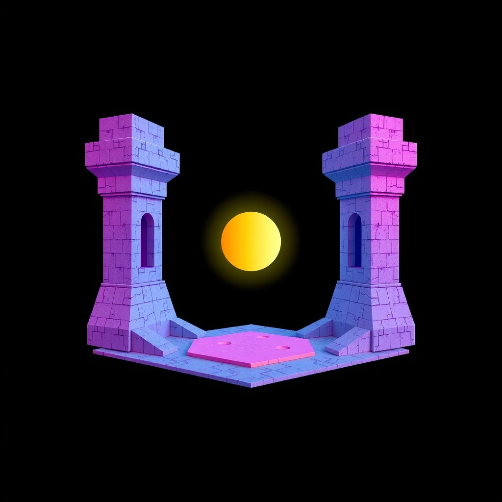 Dublin pixel art scene